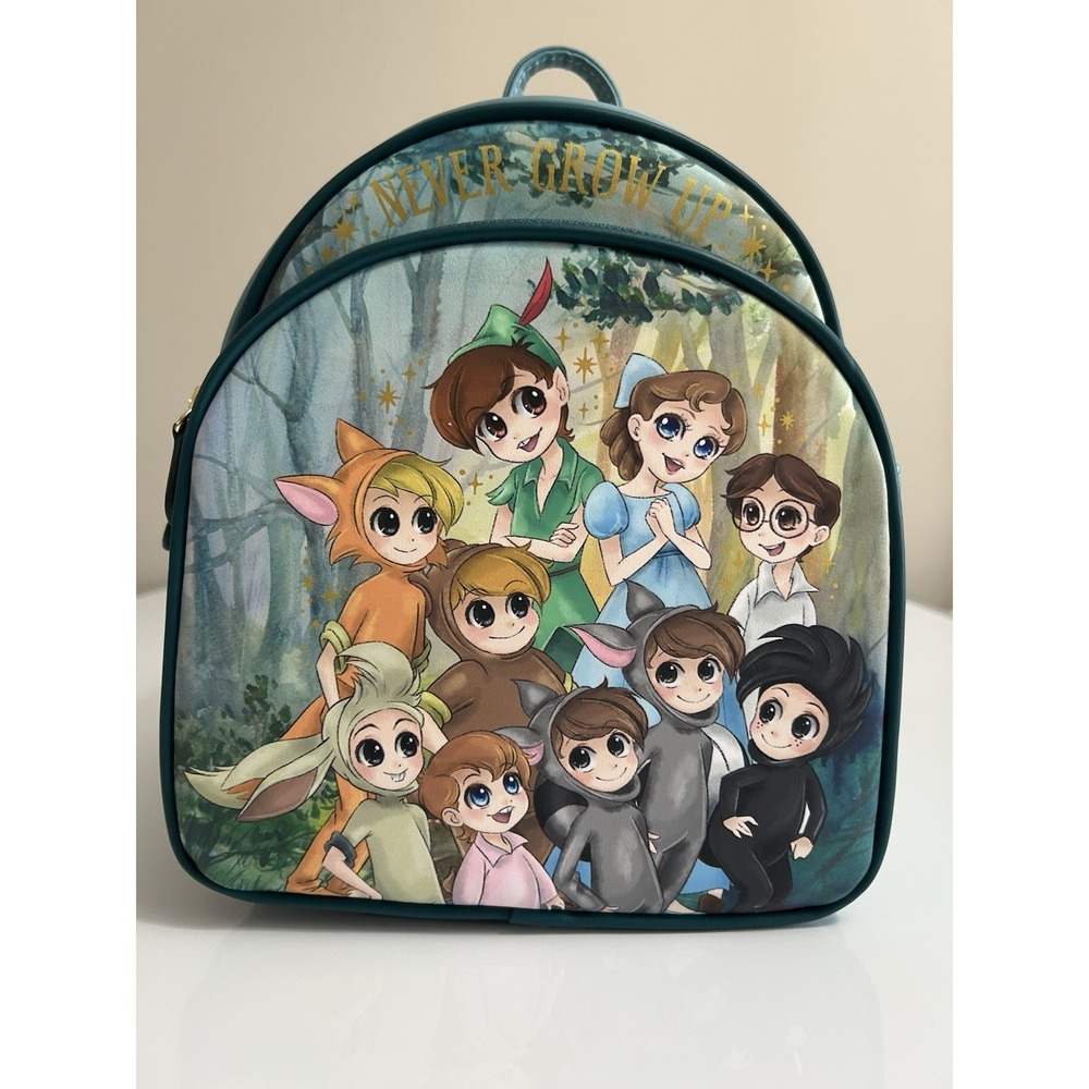 Loungefly Disney Peter Pan Darlings Lost Boys Group Portrait Mini Backpack NWT‎